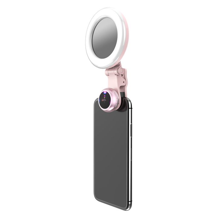 carcool-selfie-แหวนไฟพร้อมหลอดไฟ-led-แฟลชหลอดไฟคลิปไฟเติมแสงแบบพกพาสำหรับโทรศัพท์