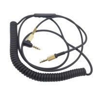 Spring Audio Cable Cord Line for Major II 2 Monitor Bluetooth Headphone