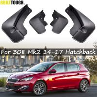 Car Mud Flaps For Peugeot 308 Mk2 Hatchback Hatch 2014 2015 2016 2017 Mudflaps Splash Guards Mud Flap Mudguard Fender Front Rear