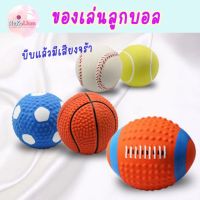 ลูกบอลของเล่น ลูกบอลบีบแล้วมีเสีย ลูกบอลหมา ของเล่นหมา ของเล่นแมว Ball Toy