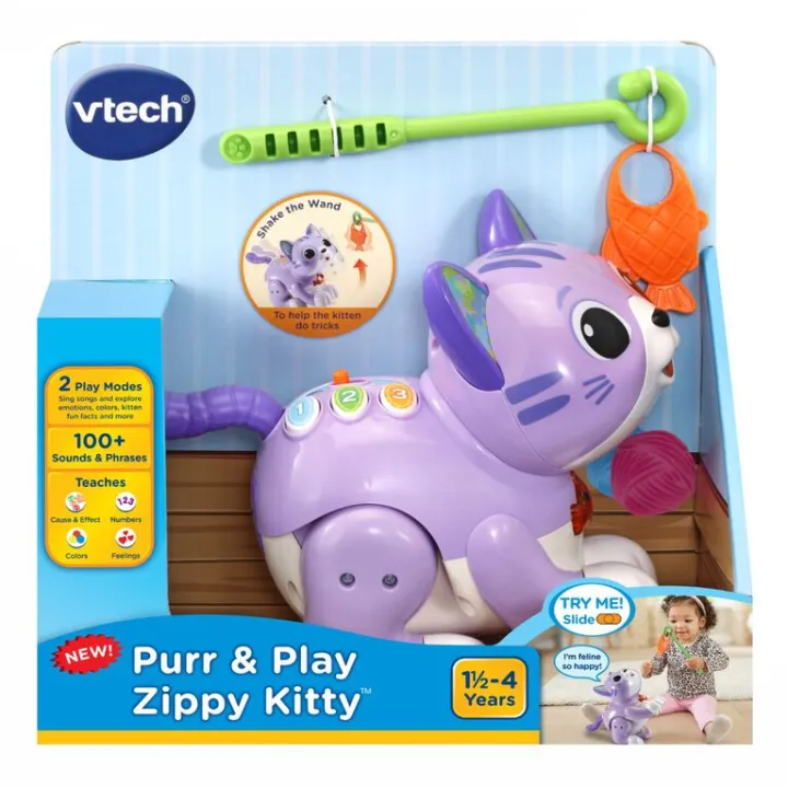 Vtech PURR & PLAY ZIPPY KITTY (VTUS) | Lazada