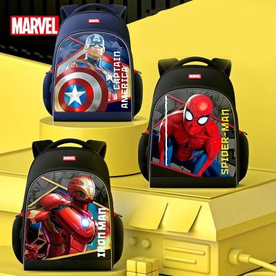 Marvel Iron Man American team Spider-Man Backpack for kids Student Large Capacity Personality Multipurpose Bags
