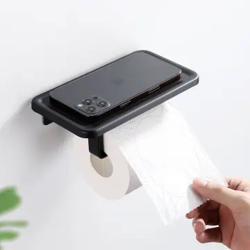 Dropship Toilet Paper Holder Self Adhesive, Stainless Steel Rustproof Adhesive  Toilet Roll Holder No Drilling to Sell Online at a Lower Price