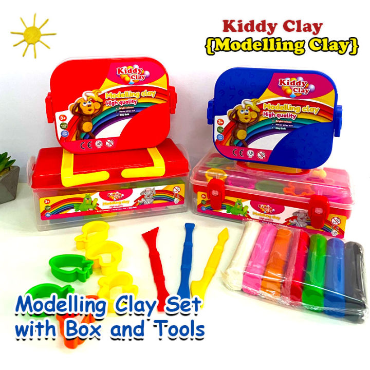 7Pcs/set Kids DIY Playdough Modeling Mould Clay Tool Kit