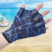 Ralapu 1 Pair Swimming Gloves Elastic Anti