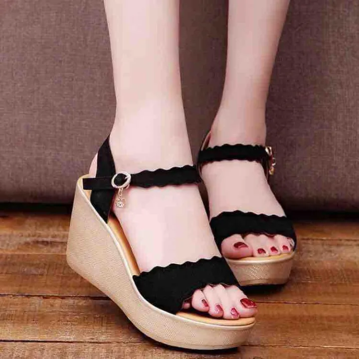 KCG KOREAN FASHION WEDGE SANDALS #655 | Lazada PH