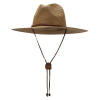 【CC】 New Wide Brim Men Panama Hat with Garden Beach UPF 50