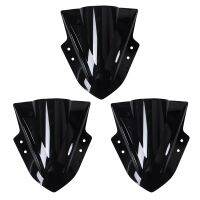 3X Motorcycle Windshield Windscreen Double Bubble for Kawasaki Ninja 300 EX300 2013-2017 Motorcycle Accessories