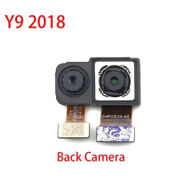 สำหรับ Huawei Y6สำคัญ Y7โปร Y9โมดูลกล้องด้านหลังสายเคเบิลงอได้อะไหล่กล้องถ่ายรูปด้านหน้า