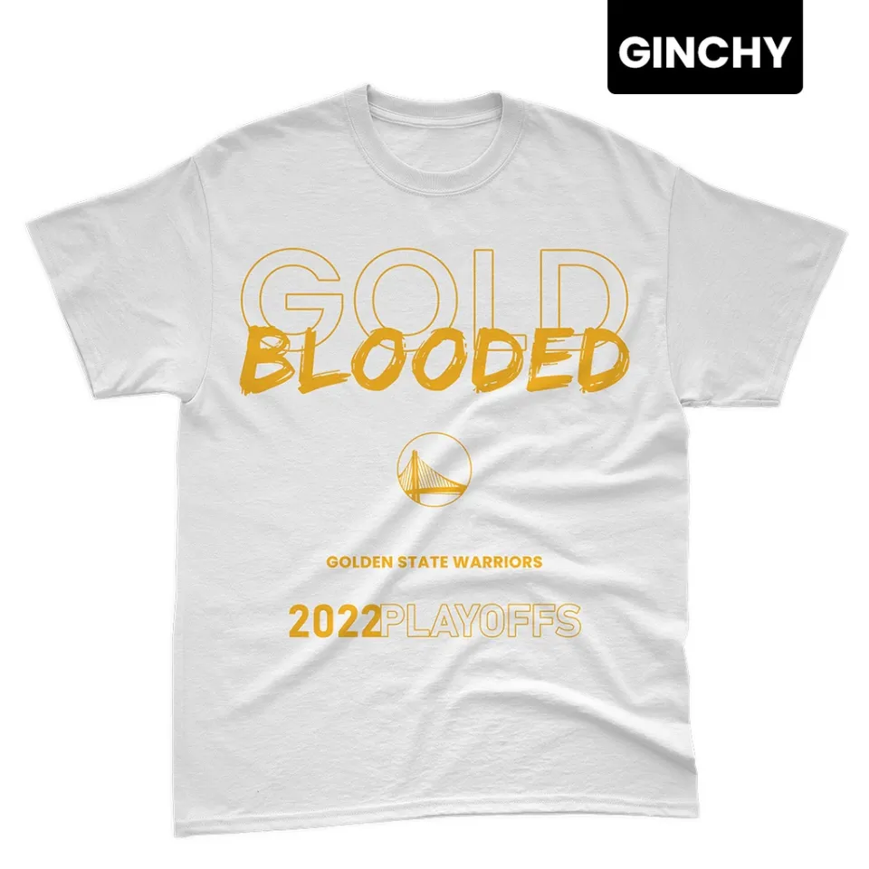 Official Golden State Warriors Gold Blooded 2023 Playoffs T Shirt - WBMTEE