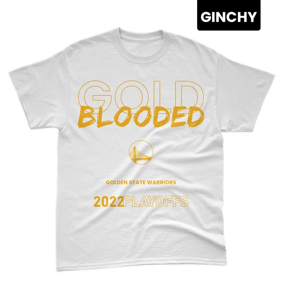 Golden State Warriors 2023 Playoffs Gold Blooded logo shirt - Limotees