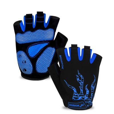 hotx【DT】 Gloves 5MM SBR Mountain Breathable Non-slip Road Biking Cycling for Men