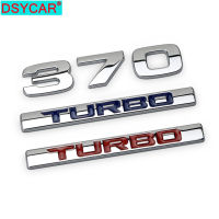 DSYCAR 1Pcs 3D โลหะ370 TURBO รถด้านข้าง Fender ด้านหลัง Trunk Emblem Badge สติกเกอร์สำหรับ Honda Nanae รถจัดแต่งทรงผม