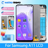 Original 6.4สำหรับ Samsung Galaxy A11 LCD A115F A115AZ A115M A115MDS Touch Screen Digitizer Assembly เปลี่ยนของขวัญ