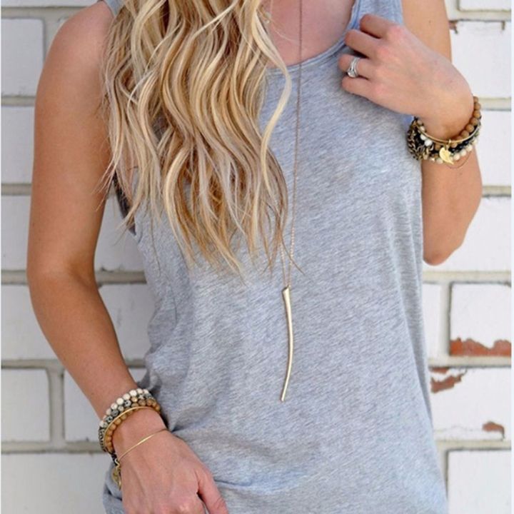 bigsweety-tee-shirt-t-sleeveless-loose-female-backless-tees-o-neck