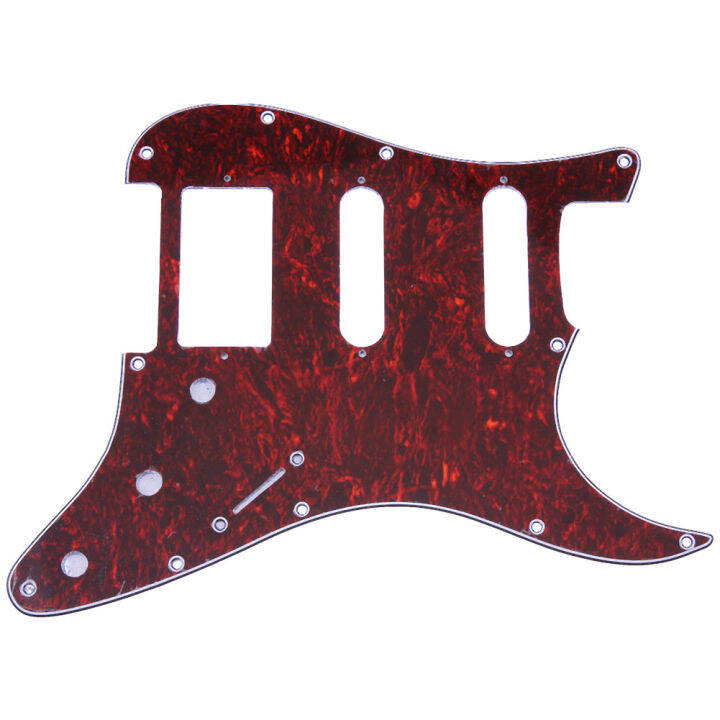 3Ply Black Pearl กีตาร์ Pickguard สำหรับ Stratocaster Fender Strat 2 HH ...