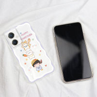 KOSLAM เคสโทรศัพท์โปร่งใสดอกไม้การ์ตูนลูกแมวกระต่ายดอกไม้สำหรับ VIVO Y27 4G 5G Y36 Y02A Y02 Y02s Y35 Y33s Y21s Y22 Y21 Y15A 5G Y20i Y21A Y12s Y16 Y75 Y22s Y77 Y15s Y100 Y56 5G y31 Y51A Y12A Y51เคสทีพียูนุ่มสไตล์ใหม่ในสต็อก