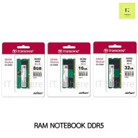 8-32GB RAM NOTEBOOK DDR5 8GB 16GB 32GB BUS4800 5600 Transcend (แรม โน๊ตบุ๊ค แรมโน๊ตบุ๊ค) sodim sodimm so dim so dimm