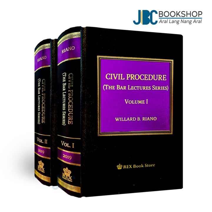 Civil Procedure (The Bar Lecture Series) Volume 1 2 (2019/22 Edition ...