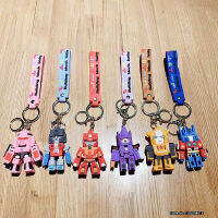 Transformers ภาพยนตร์อุปกรณ์ต่อพ่วงตกแต่ง Key Chain การ์ตูนสร้างสรรค์ Optimus Prime Bumblebee อุปกรณ์เสริมจี้ Key Chain