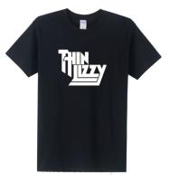 Heavy Metal Rock Band Thin Lizzy T Shirt Men Tops Music Singer T-shirt Short Sleeve Cotton O-neck Tee Top Clothes