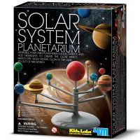 4M Kidz Labs - Solar System Planetarium ชุดประกอบโมเดล ระบบสุริยะ ตามชนิดของดาว พร้อมชุดระบายสี เรืองแสง 6 สี