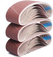 【CW】 10Pack Sanding Belts 100x610mm Sander Paper 40 400 Grits Sandpaper Abrasive Bands for Wood  Metal Polishing