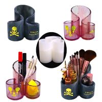 [NEW] DIY Crystal Epoxy Resin Mold 3 in 1 Eyeliner Makeup Brush Storage Bucket Pen Holder Silicone Mold