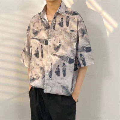 [พร้อมส่ง] MNO.9 Shirt hawaii 1184 1155 เสื้อเชิ้ตฮาวายพิมพ์ลาย ผู้ชาย เสื้อเชิ้ตแขนสั้น เชิ้ตลายวินเทจ เชิ้ตลำลอง เสื้อเชิ้ตชาย หลากหลายลาย 7 สี