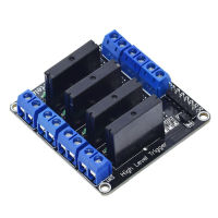 โมดูลโซลิดสเตทรีเลย์250V ขั้นสูงสำหรับรีเลย์ Arduino 5V DC 4แชนเนล OMRON SSR AVR DSP