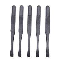 5 pieces black Plastic Electronic 6 mm tip, antistatic tweezers