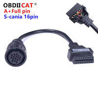 ใหม่ราคาถูกสำหรับ16Pin รถบรรทุก SCA-NIA สายเคเบิล OBD2 16ขา