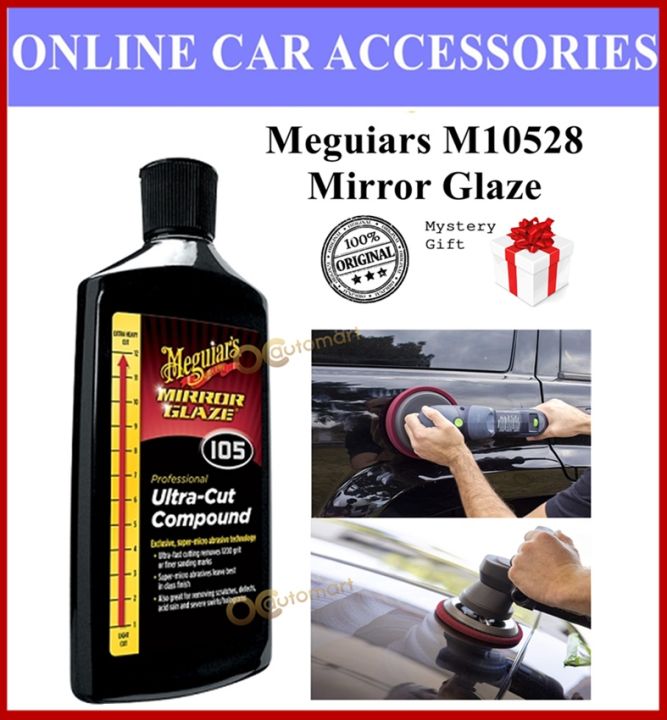 Free Gift) Meguiar's M10528 Mirror Glaze 28oz Professional Ultra