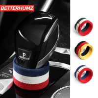 BETTERHUMZ Alcantara Car Gear Shift Lever Ring Interior Trim Accessories For BMW F30 F20 F21 F30 E46 E90 F10 E90 G20 G30 G01 X1