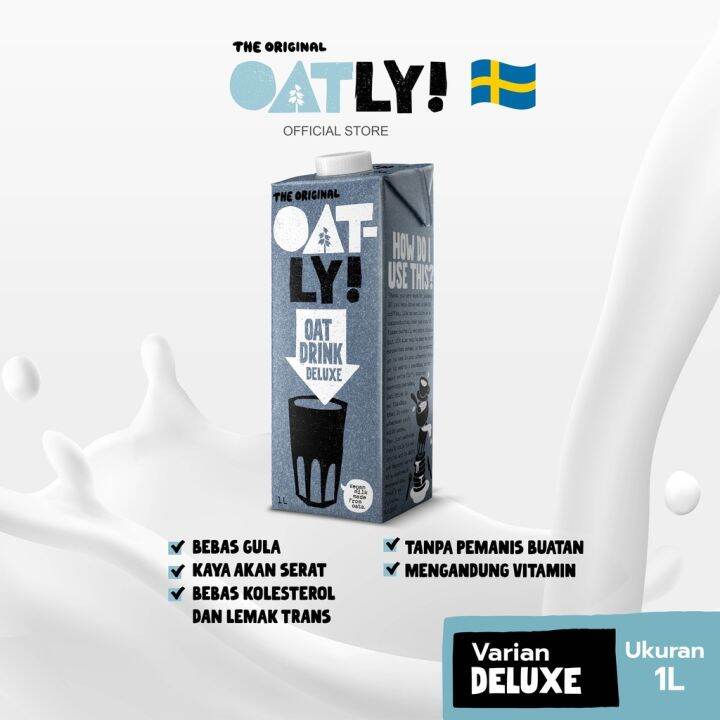 OATLY Deluxe Edition 1 L Oat Drink Susu Oat Lazada Indonesia