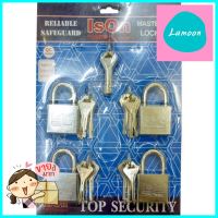 กุญแจมาสเตอร์คีย์ ISON MK877CP40/4 40 มม. แพ็ก 4 ชิ้นMASTER KEYED PADLOCK ISON 877CP40/4 40MM 4EA/SET **ของแท้100%**