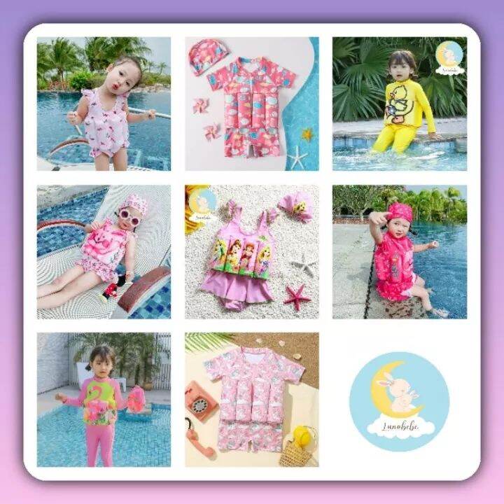 Baju renang anak pelampung baju renang anak perempuan one piece