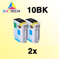 ตลับหมึกสีดำ10bk 2ชิ้นใช้ได้กับ Hp10 C4844a 800 K850 500 1200