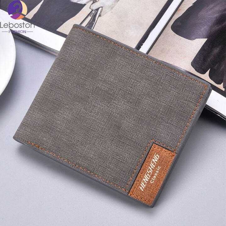 dompet-koin-พับได้หลายช่องเสียบบัตร-pu-กระเป๋าใส่นามบัตรหนังนิ่มแฟชั่นฝ้าสำหรับกระเป๋าผู้ชายแบบสั้น