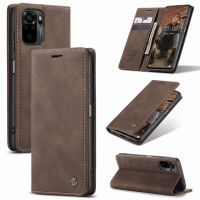 ✚┇ Leather Case For Xiaomi Redmi Note 10 Pro Max Flip Wallet Magneitc Silicone Bumper Phone Cover On Xiomi Redmi Note 10S Pro Coque