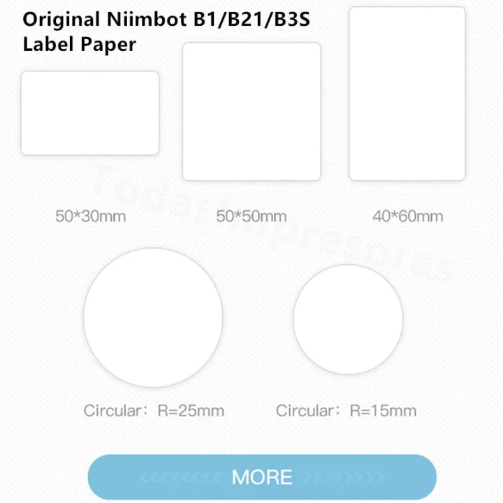 niimbot-10ม้วนสติกเกอร์กาว-b3s-b1-b21ของแท้ฉลากความร้อนกระดาษพิมพ์บาร์โค้ด-qr-กระดาษสองแถวเดียว