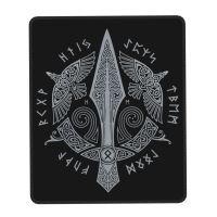 Odin Vikings Sword Mouse Pad Anti-Slip Rubber Gaming Mousepad Viking Scandinavian Runes Valhalla Gungnir Office Desktop Mat