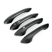 Car Exterior Door Handle Cover Trim for Seeker 2023 2024 Accessories (ABS Carbon Fiber)