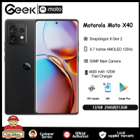 Motorola Moto X40 5G โทรศัพท์มือถือ 6.7นิ้ว Snapdragon 8 Gen 2 50MP Triple Camera 125W Fast Charging 4600mAh GooglePlay