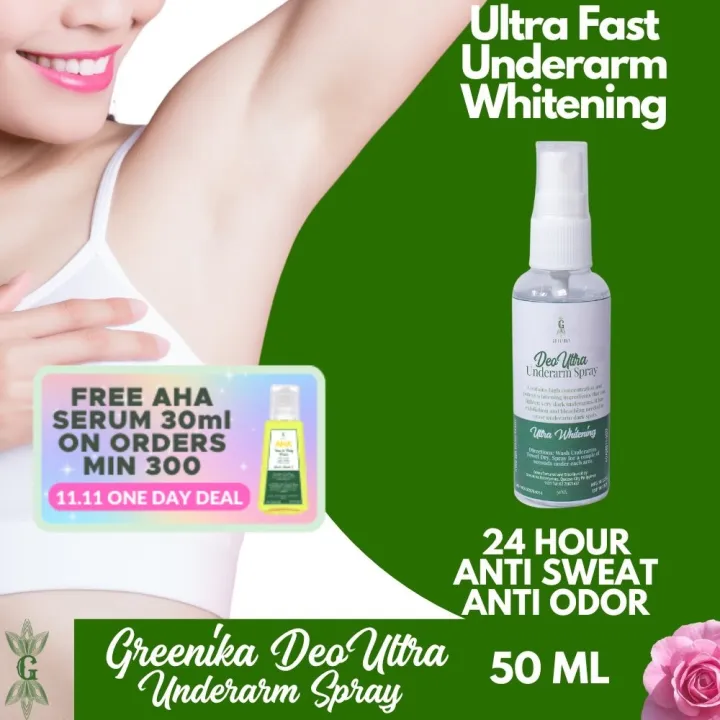 [ DEODORANT WHITENING ] Greenika Deo Ultra Underarm Spray Whitening