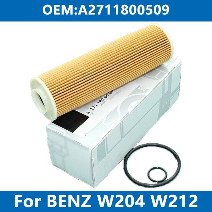 Car Oil Filter Kit A2711800509 For Mercedes Benz W204 W212 C180 CGI K