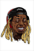 โปสเตอร์ Lil Wayne ลิล เวย์น Rapper แร็พเปอร์ Hip Hop ฮิปฮอป Music Poster รูปภาพ ของสะสม ของแต่งบ้าน ของแต่งห้อง โปสเตอร์แต่งห้อง โปสเตอร์ติดผนัง 77poster