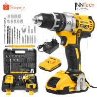 ( Promotion+++) คุ้มที่สุด DELTON สว่านไร้สาย สว่าน 3 ระบบ 99V มีระบบกระแทก Cordless Impact Drill สว่านกระแทก ไร้สาย สว่านแบต รุ่น DXR-99P ราคาดี สว่าน กระแทก สว่าน กระแทก ไร้ สาย สว่าน เจาะ ปูน ไร้ สาย สว่าน เจาะ กระแทก