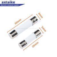 ۞■✑ 10PCS 5x20mm 6x30mm Fast Blow Tube Fuses 250V F1A 2A 3A 3.15A 4A 5A 6A 7A 8A 10A 15A 20A 25A 30A AMP Fuse Ceramic fuse 5x20 6x30