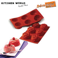 Deco Relief D077 Roses Silicone Mold NR.6 (SM187) / พิมพ์ซิลิโคน